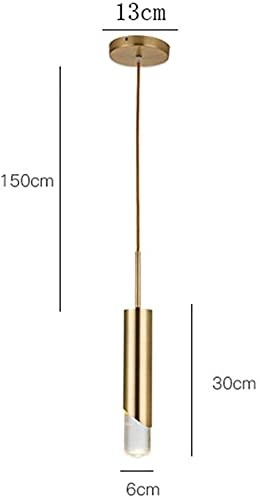 Single Head Golden Chandelier