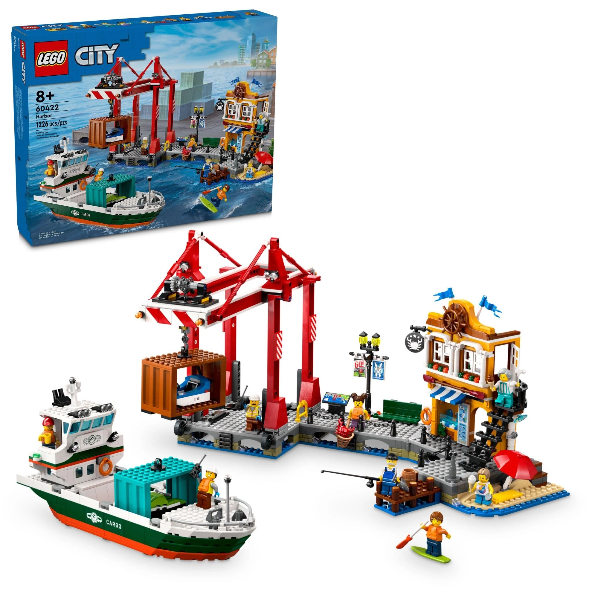 LEGO City Seaside Harbour with Cargo Ship (60422)