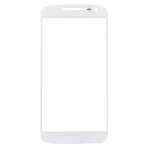 Moto G4 Front Screen Outer Glass Lens - White