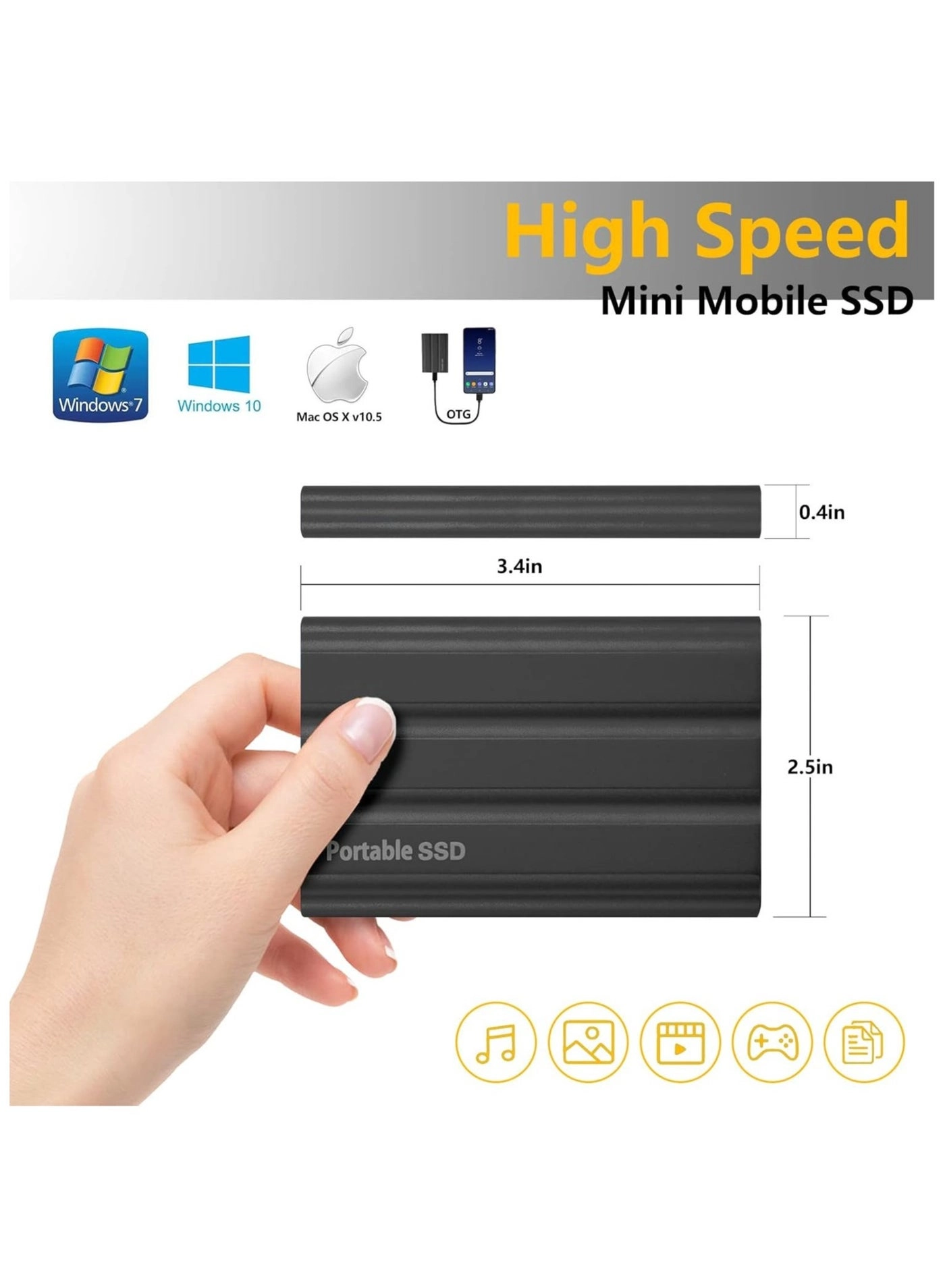 Portable SSD - 12 TB