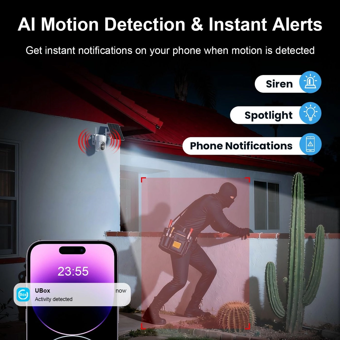 Solar Security Camera 2K
