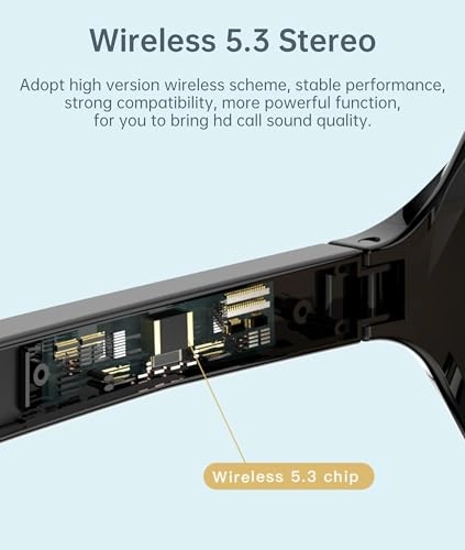 AI Translation Smart Glasses - Bluetooth V5.4 80MAH