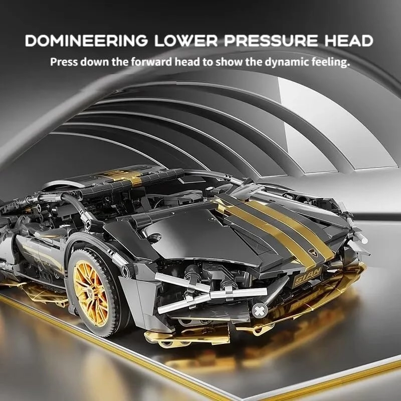 Sports Car Building Set - 1259 pcs