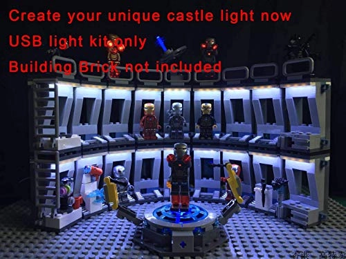 Six in One Down Lights - 1 Pack USB Powered White LED