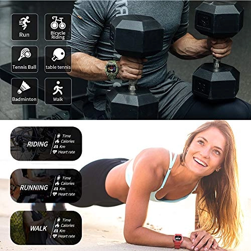 Smart Watch - Heart Rate Blood Pressure Monitor IP68