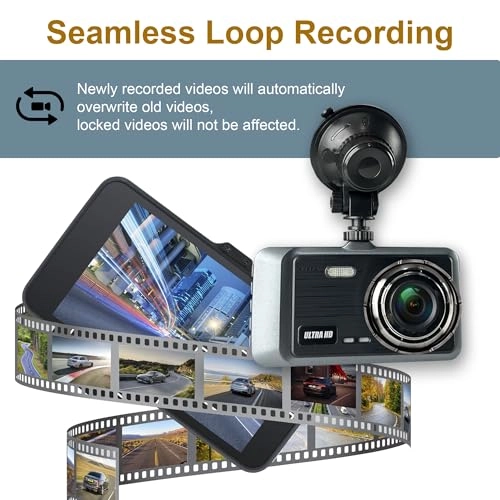 2K 4.0" HD Dash Cam 2K