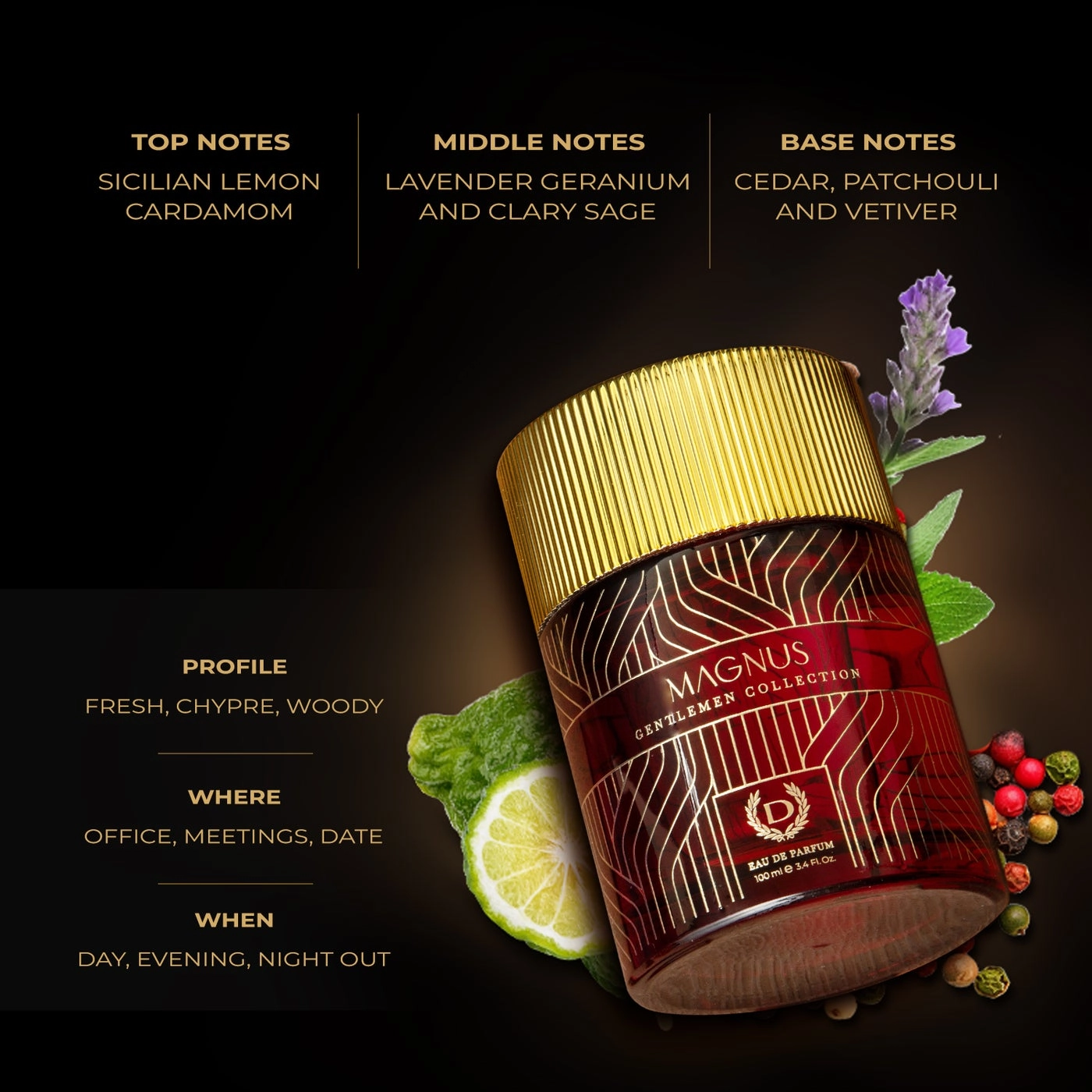 Gentlemen Magnus Eau de Parfum - 100 ml