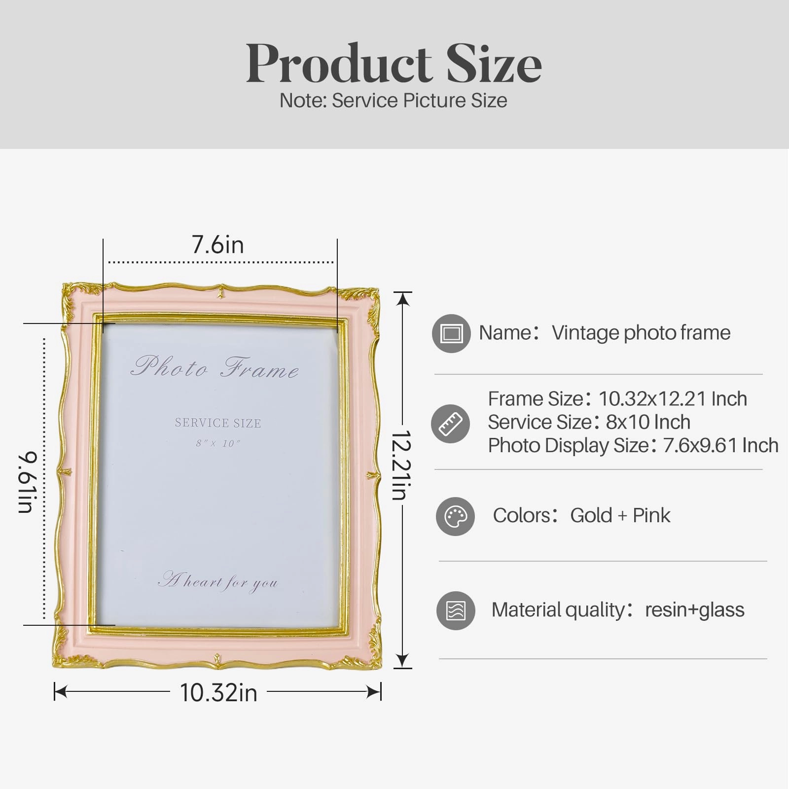 Picture Frame - 8x10 inches