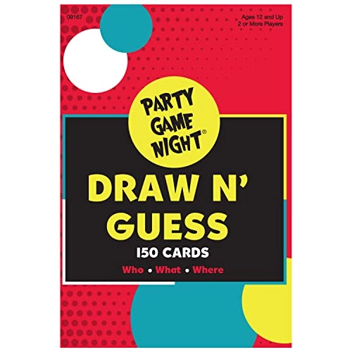 Party Game Night Draw and Guess - English Ages 12 and up