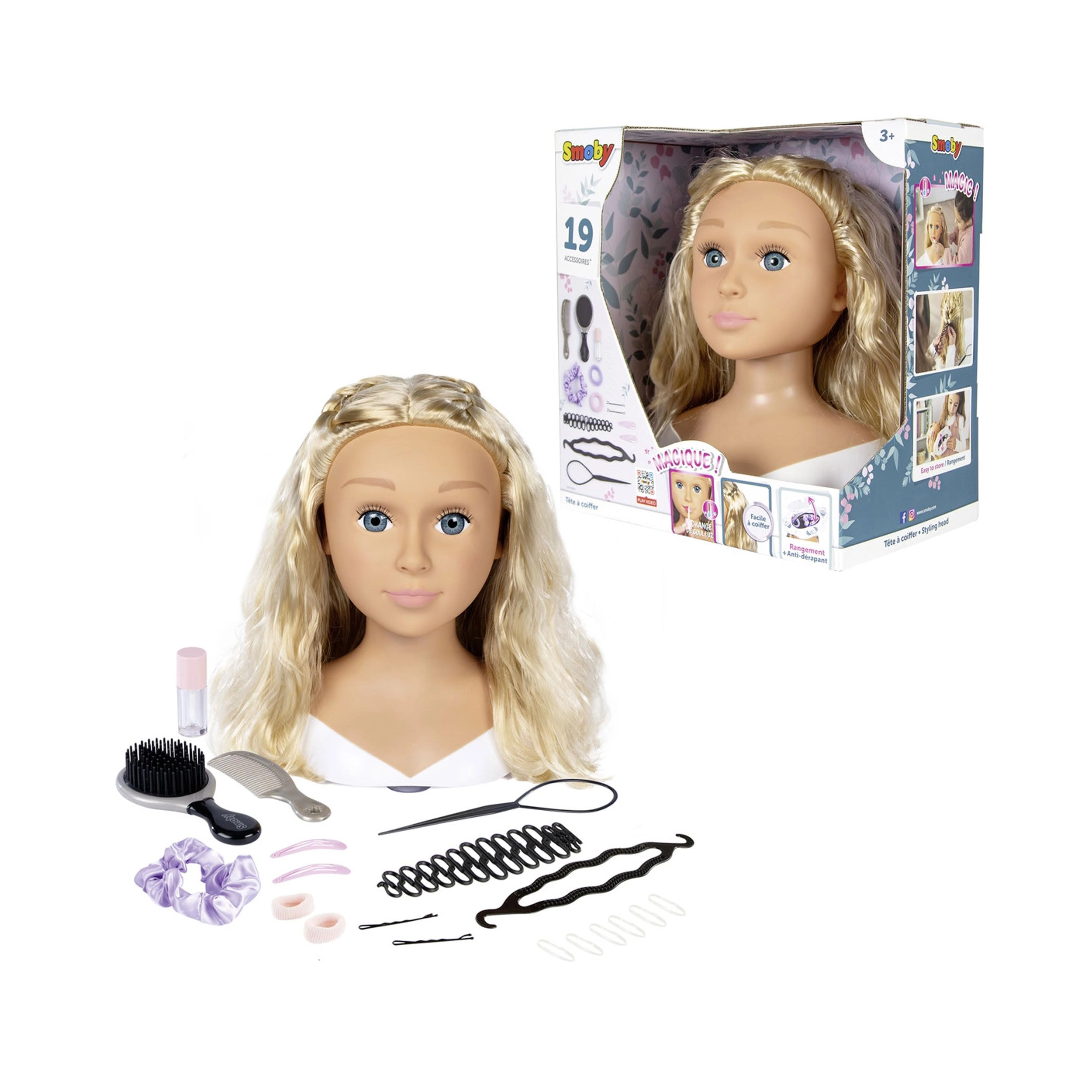Smoby Nia Hair Styling Doll - 1 pcs (320317)