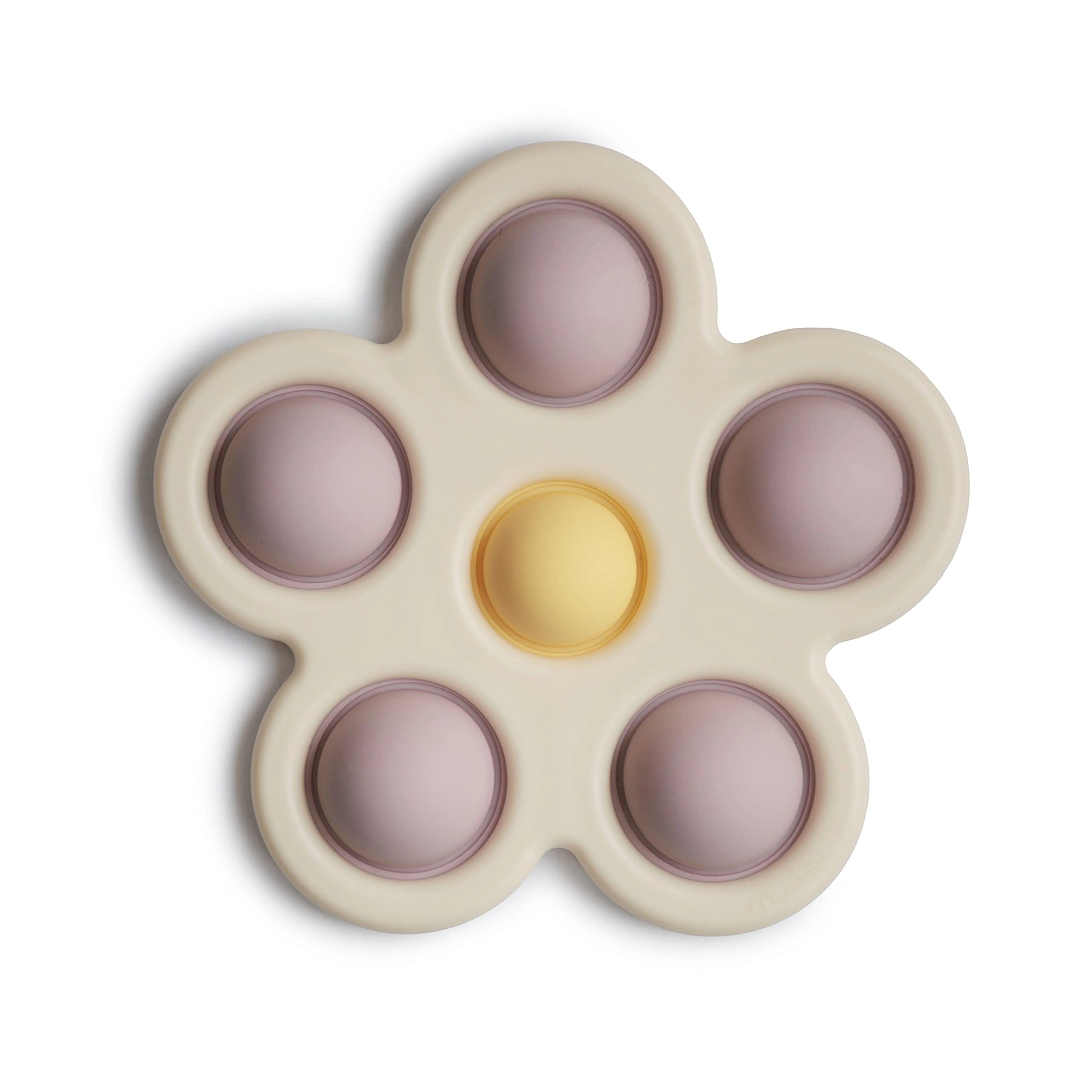 mushie Flower Press Toy - 10+ months 1 pieces
