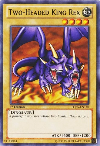 Yu-Gi-Oh! Two-Headed King Rex LCJW-EN140 - 1st Edition