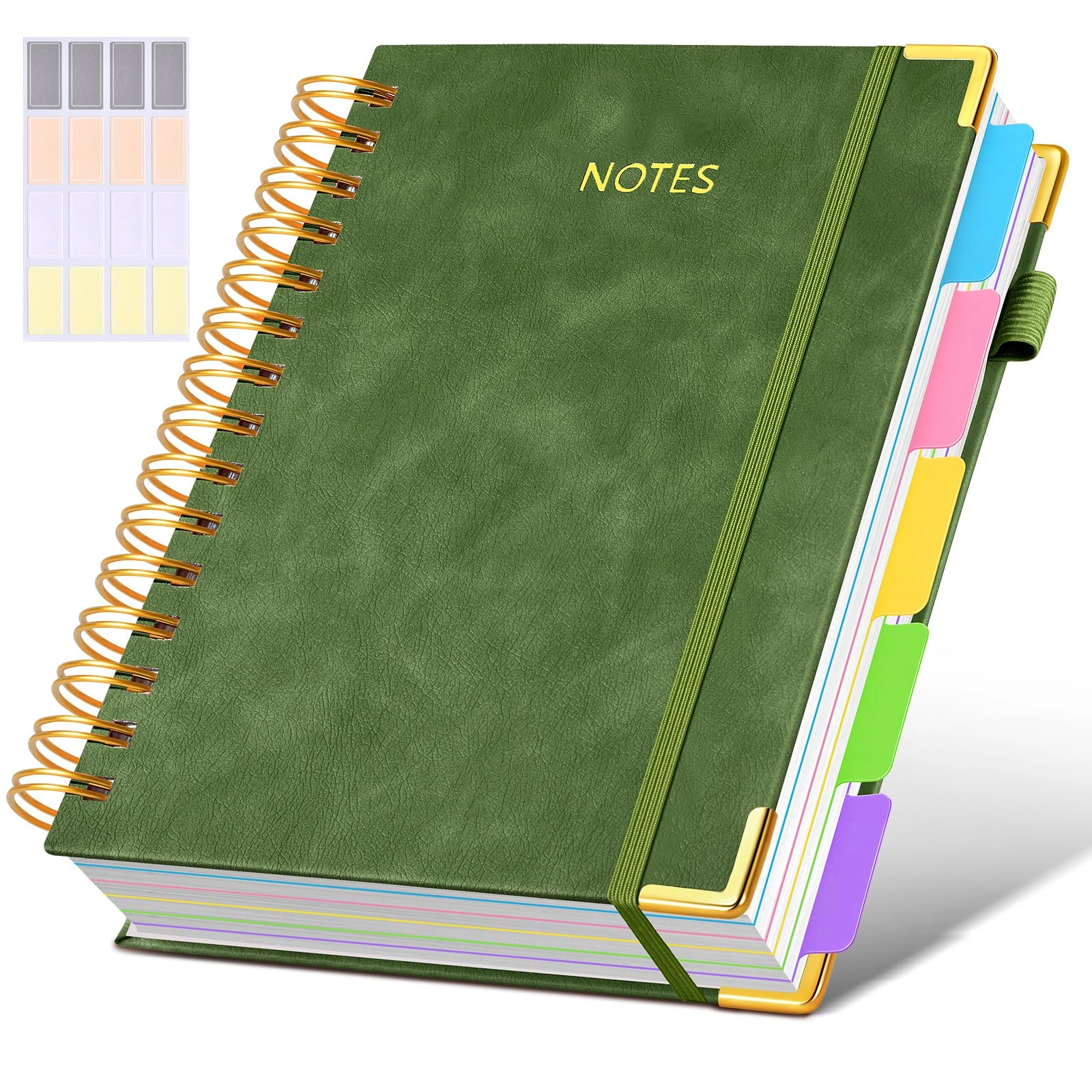 Hardcover Spiral Notebook A5 Spiral - Lined 300 Pages