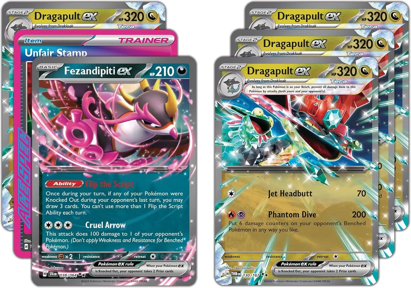 Dragapult Ex - 60pcs