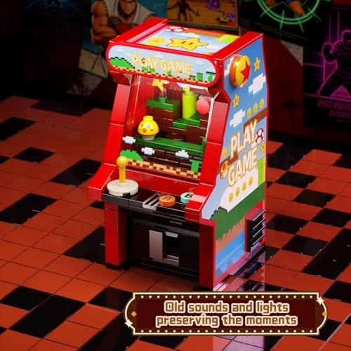 Instant Print Camera + Retro Turntable + Vintage Film Projector + Arcade Gaming Cabinet