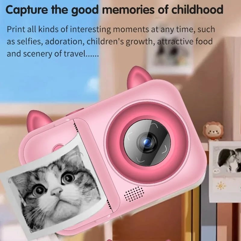 Kids Print Camera - 1080P 48MP 2.4-inch