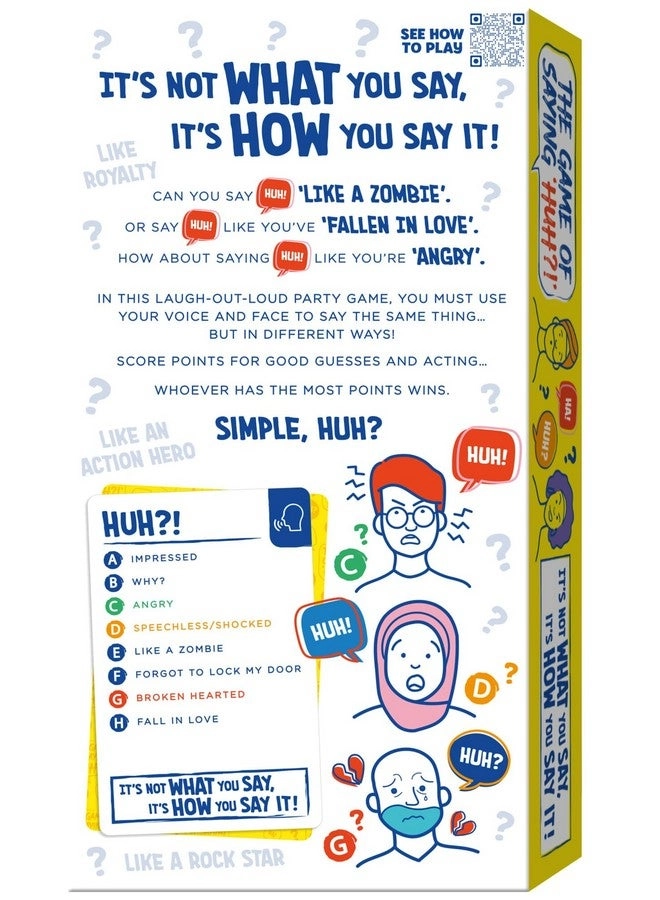 The Game of Saying 'Huh?!' - English Ages 8 Years and Up