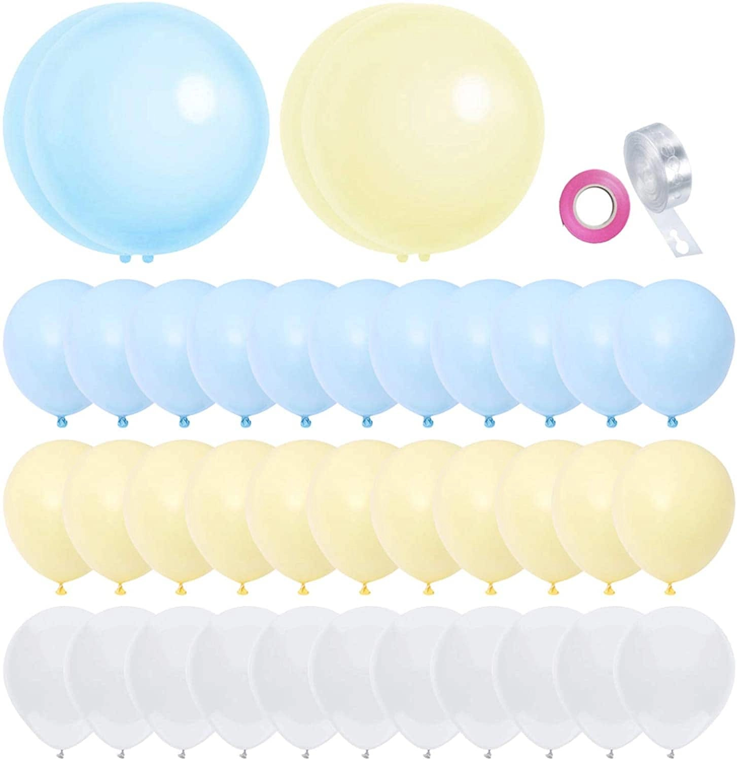 Party Time Trading LLC Balloons Garland - 126 pcs Baby Shower Birthday Wedding Engagement Anniversary Christmas Festival Picnic