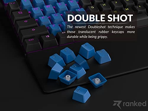 Rubber Keycap Set - OEM Profile Pistachio 23 Keys