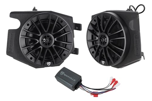 RZL7 - 6.5" 600W Kick Panel Speakers + PS20 - 2-Channel IP65 Bluetooth Amplifier