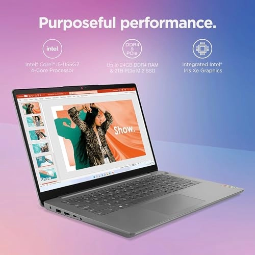 IdeaPad 3 14IAU7 - 14'' Core i5-1155G7 24GB DDR4 1TB PCIe SSD