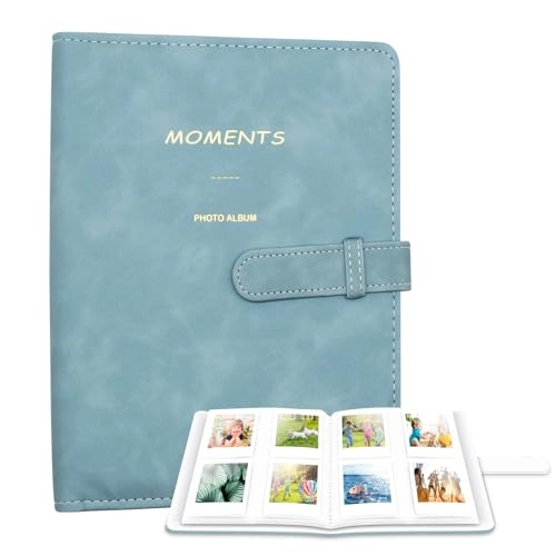 3.5x2.3" 256 Pockets PU Leather Photo Album