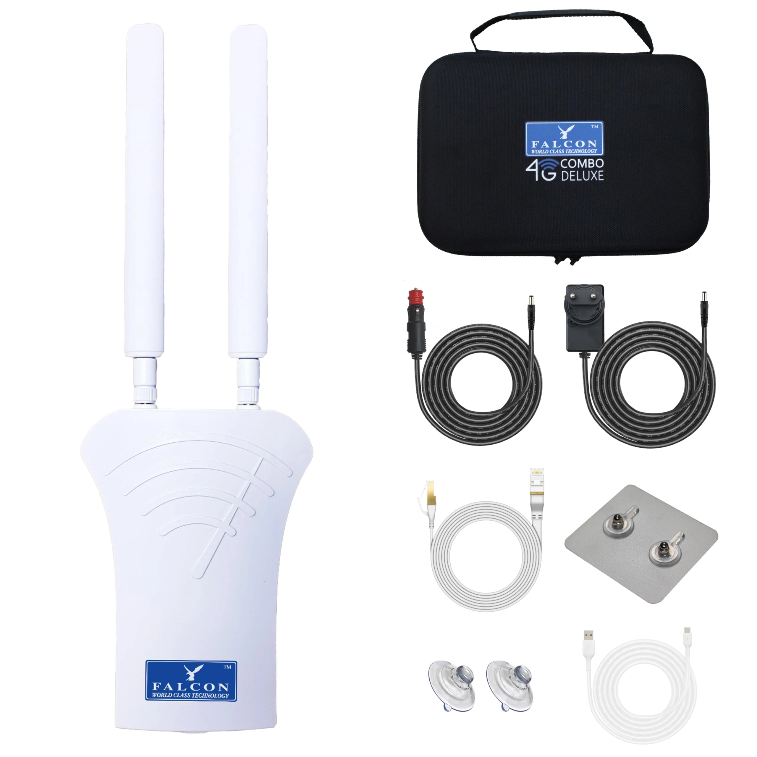 FALCON WORLD CLASS TECHNOLOGY 4G Combo Deluxe - 4G 802.11b 802.11g 802.11n 150 Mbps Bundle