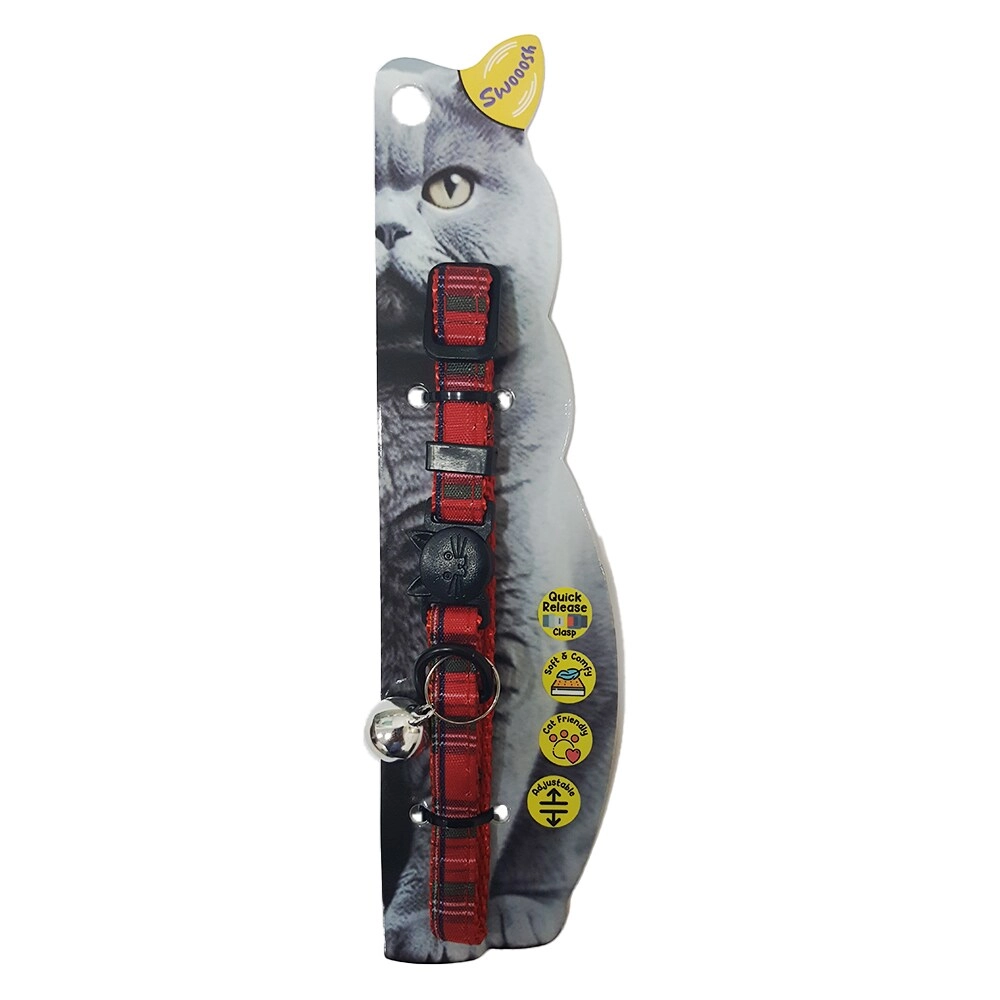 Pet Corner Trading LLC Swooosh Cat Collar - C-10mm 18/28cm Cat Pack