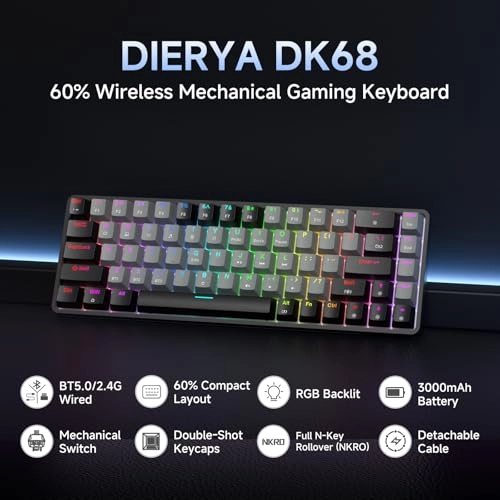 Dk68 - QWERTY Wired/Wireless