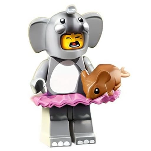 Series 18 Collectible Party Minifigure - Elephant Costume Girl (71021)