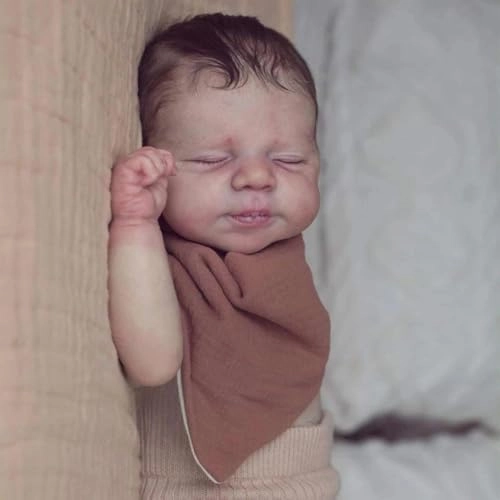 Reborn Baby Doll - 18 Inches 48 cm Silicone Baby Boy Ages 3+