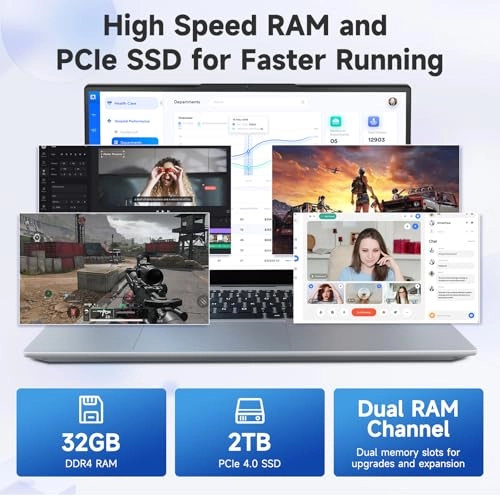 NIMO 15.6 FHD-IPS-Business-Laptop NIMO - 15.6'' Core i3-1215U 32GB DDR4 2TB SSD