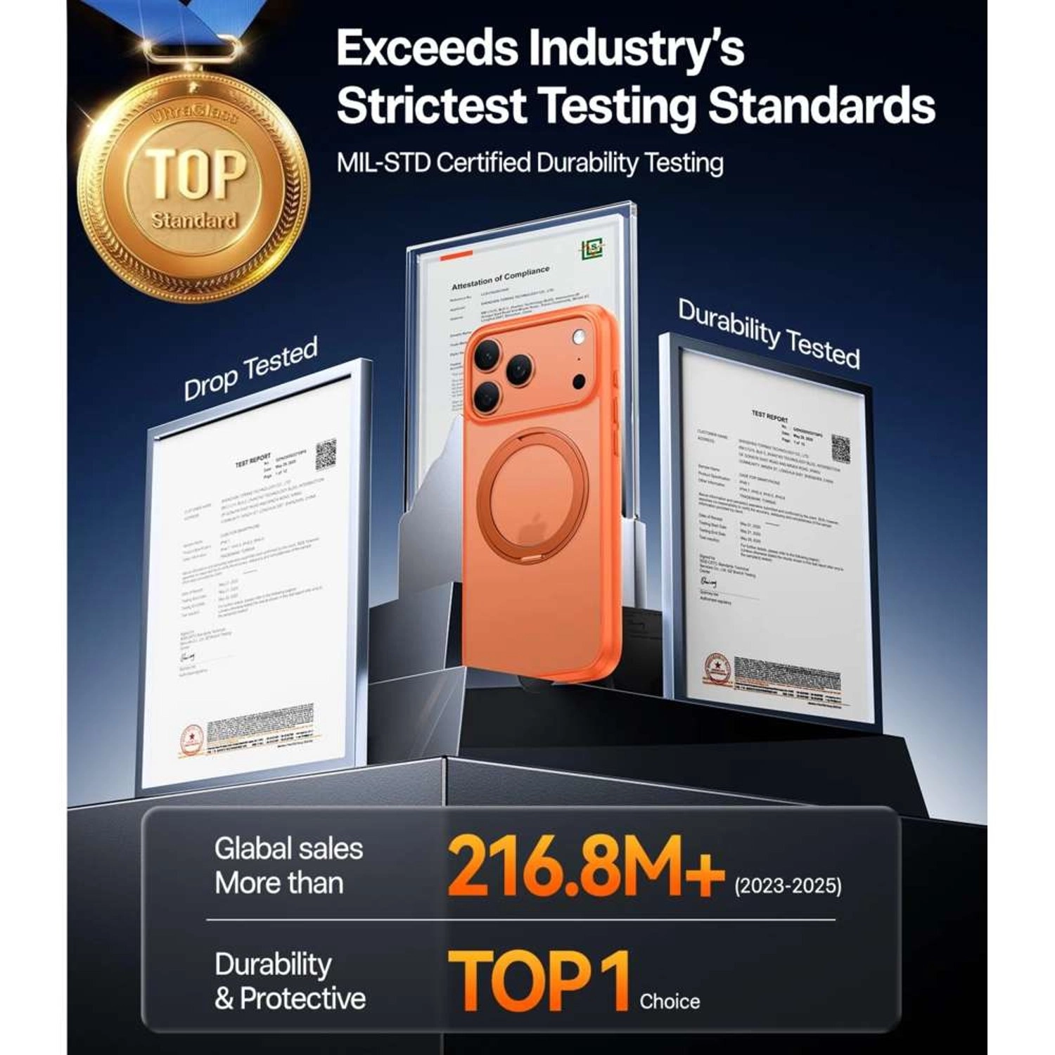 Ostand Pro R Series Case with MagSafe for iPhone 17 Pro