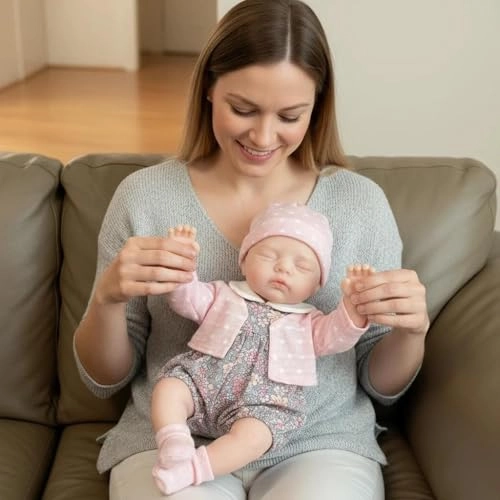 Reborn Baby Doll - 12 inch Vinyl Girl Ages 3+