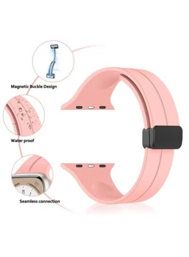 Soft Silicone Watch Band for Apple Watch - 38mm, 40mm, 41mm