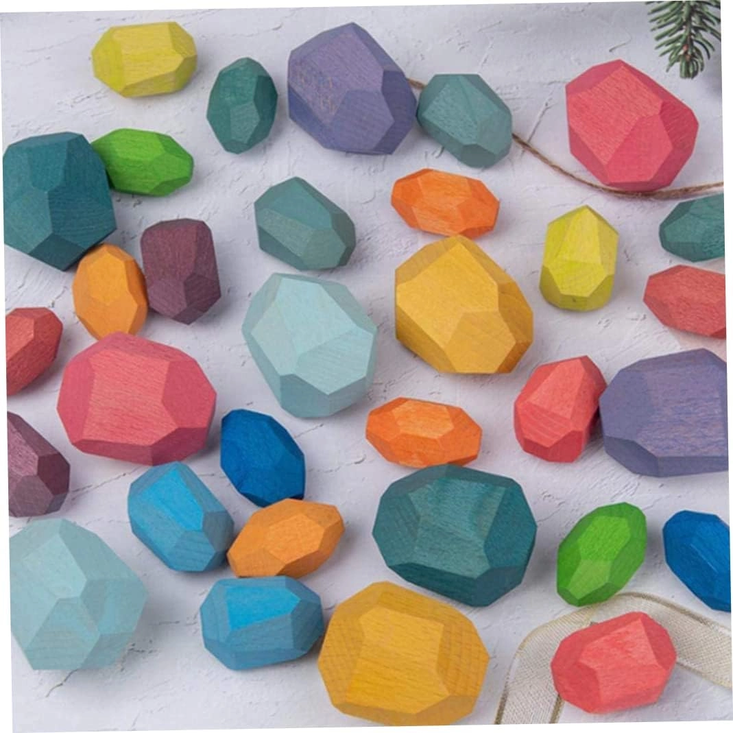 Wooden Stone Toy - 2-5 years 21 pieces