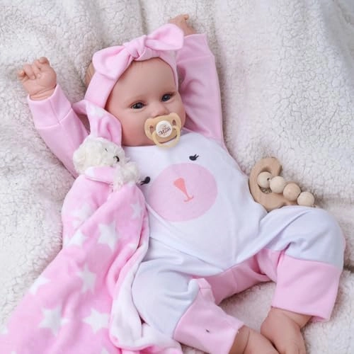Reborn Baby Doll - 20 Inch Soft Fabric Vinyl Ages 3+