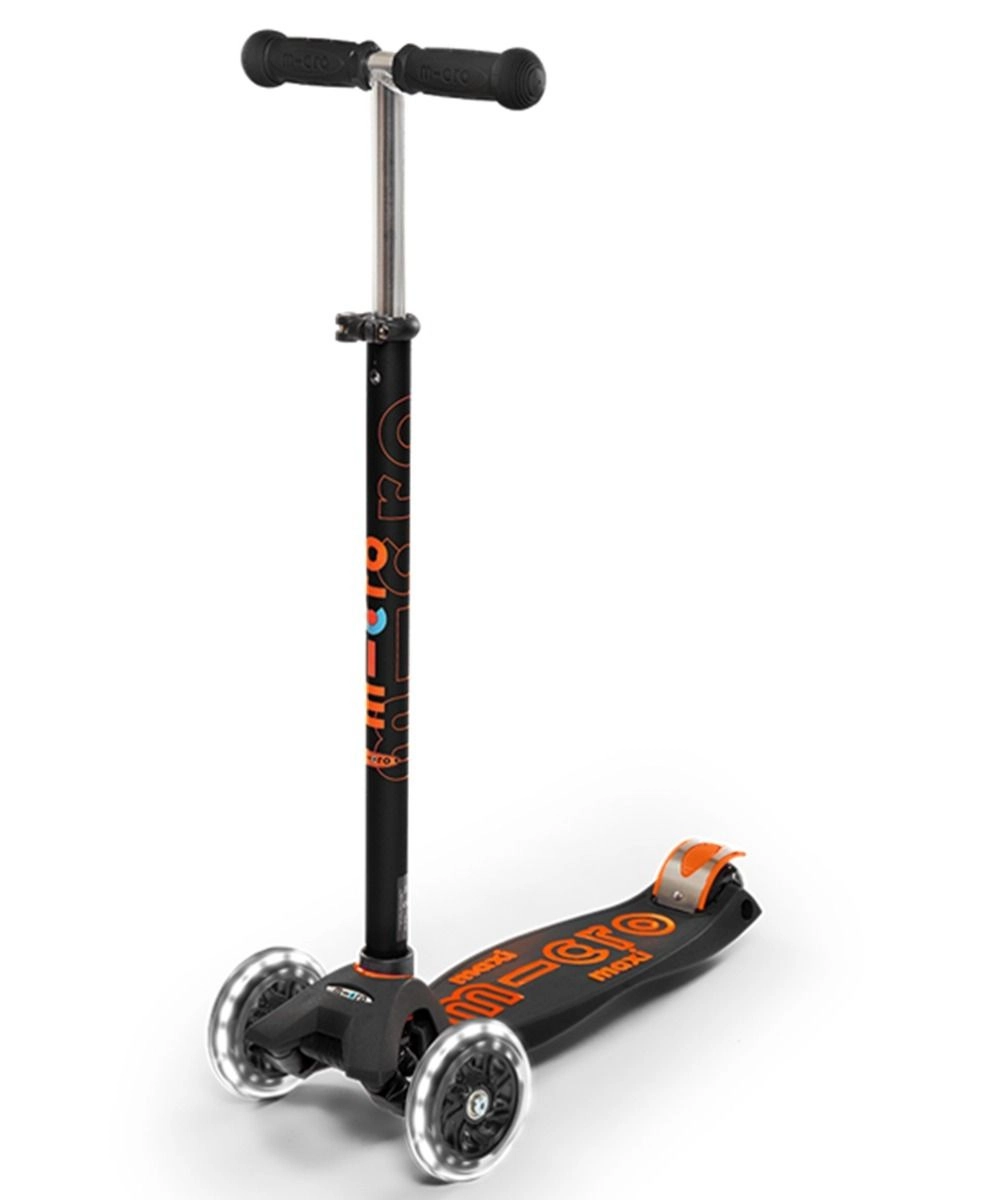 Maxi Deluxe 3-Wheel Kick Scooter – 120/80 mm LED