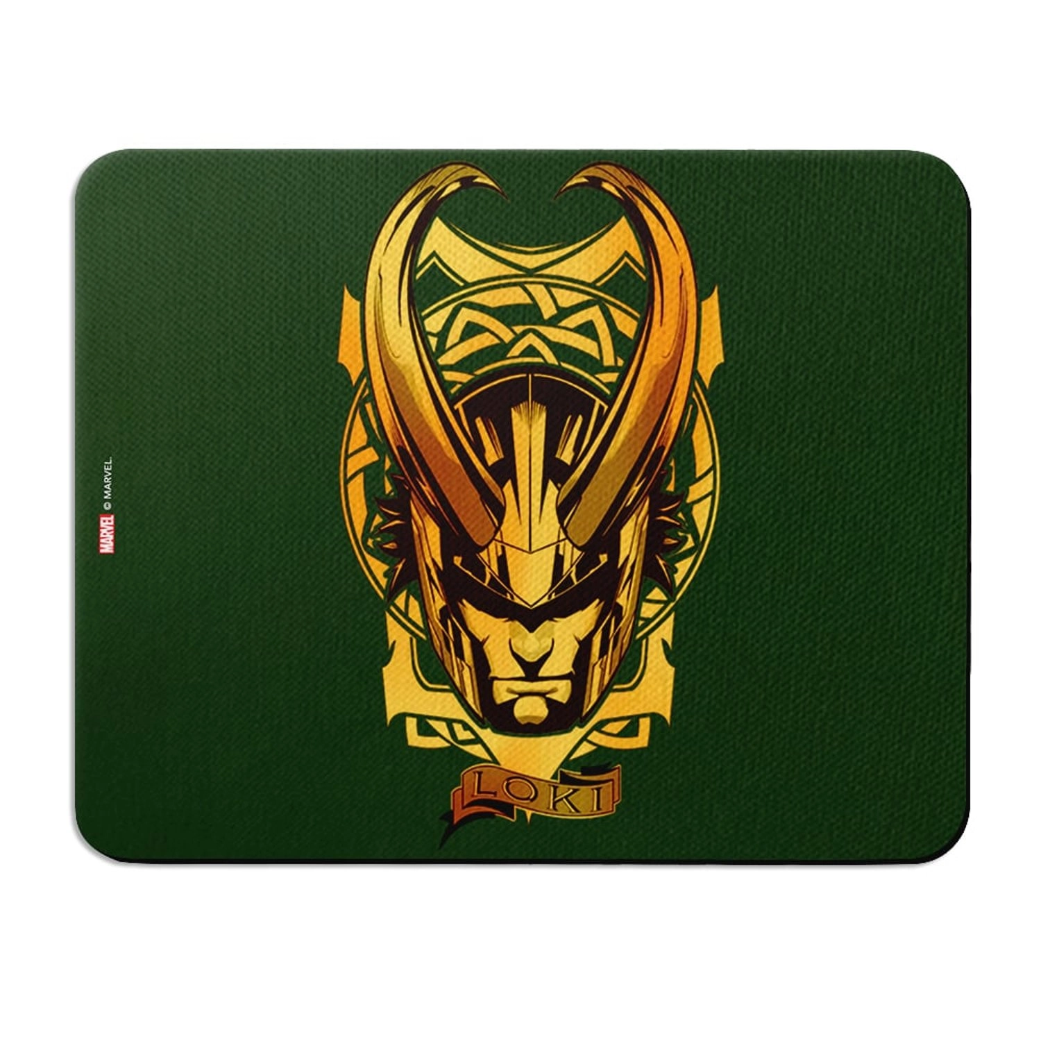 Wackylicious Loki Fabric Mouse Pad - 22x18 cm