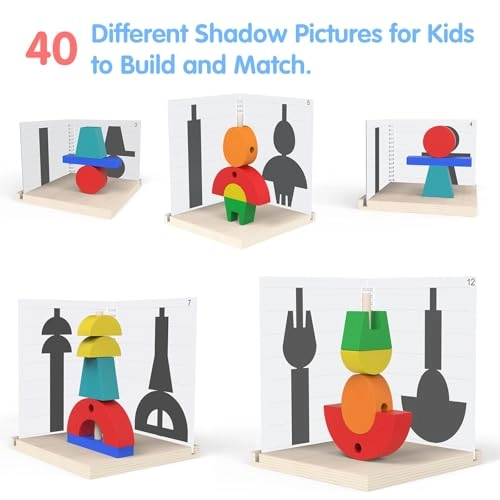 Wooden Building Blocks - 8pcs