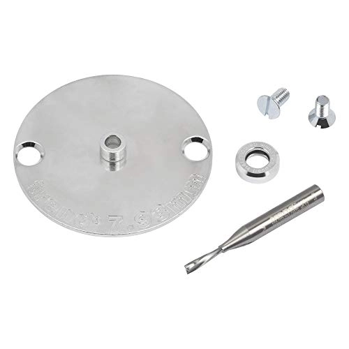 Trend Spiral Router Bit - 1/8 inch 1/4 inch + Template Guide Bush - 5/16 inch + Inlay Collar