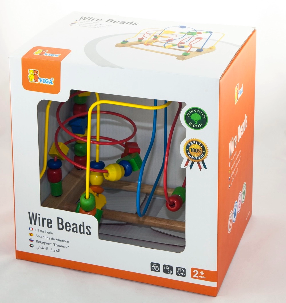Wire Beads B - Suitable for 18 months to 4 years