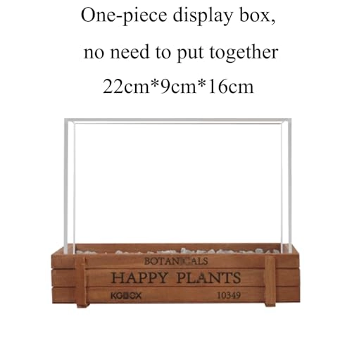Acrylic Figures Display Box - 22x9x16cm Dustproof Transparent