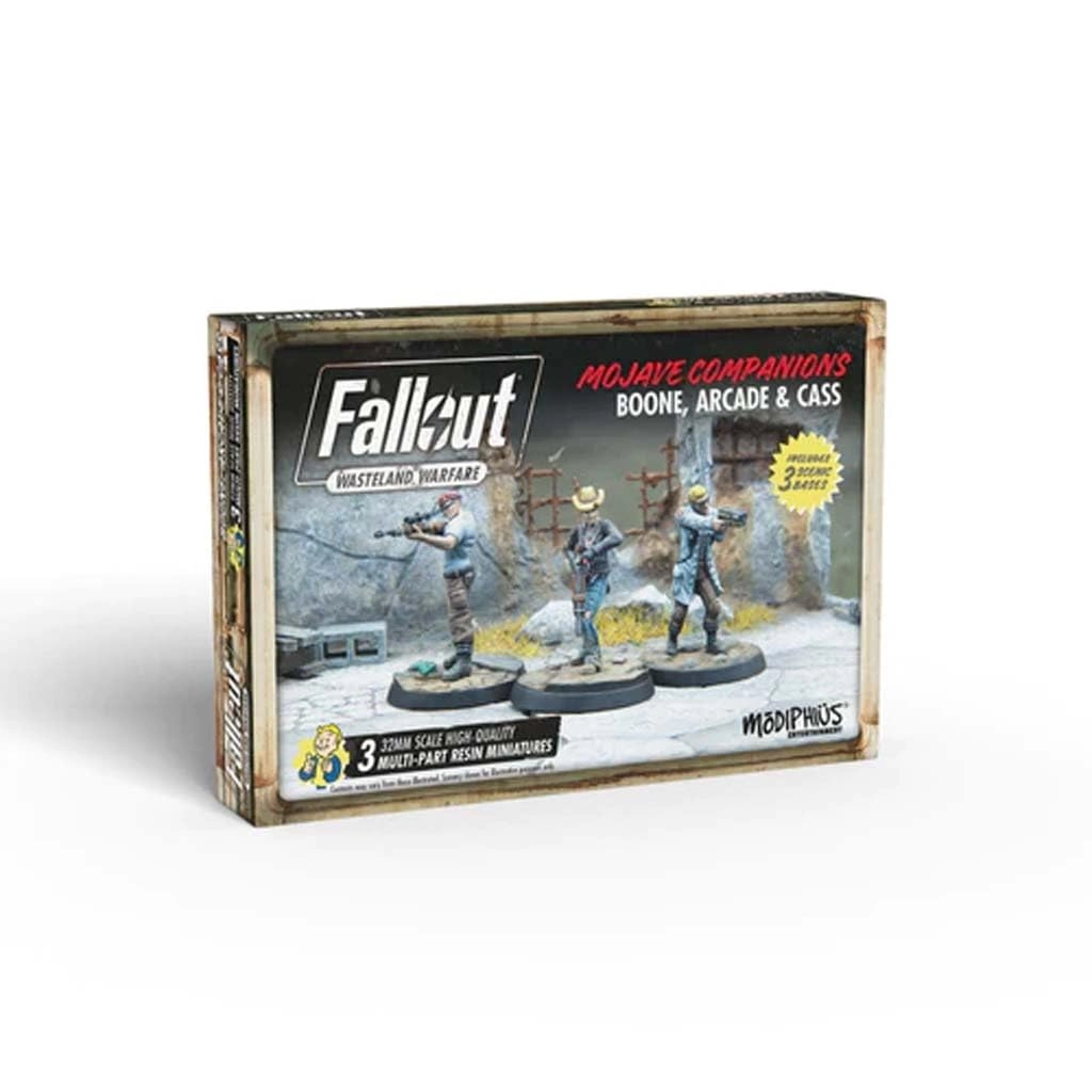 Modiphius Fallout: Wasteland Warfare: Boone + Arcade + Cass