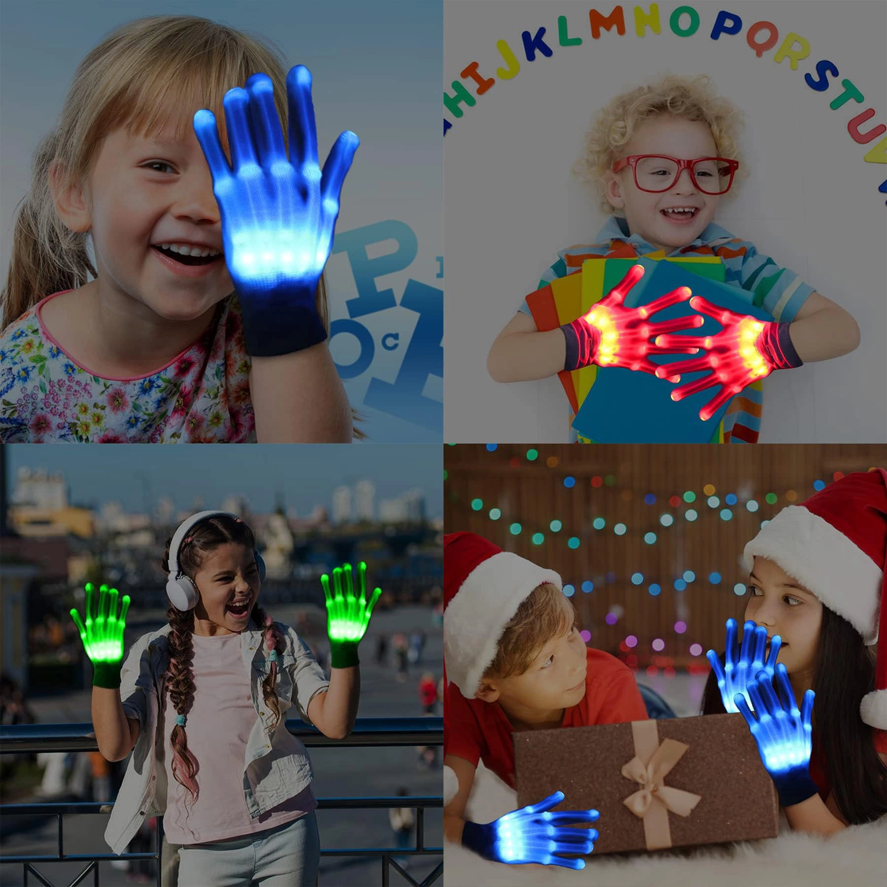 LED Gloves - 8-13 years