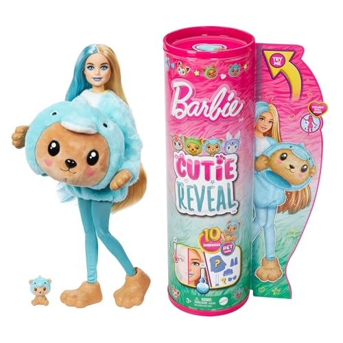 Barbie Cutie Reveal - Costume-Themed Series 10 Surprises Ages 3+