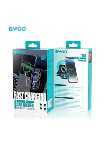 Magnetic Car Wireless Charger - 15W Transparent