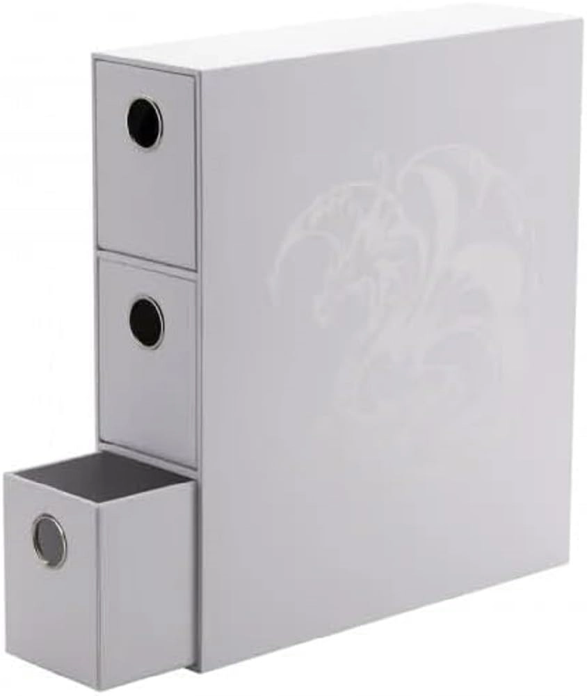 Dragon Shield Fortress Card Drawers - 1200CT White 3 Drawers
