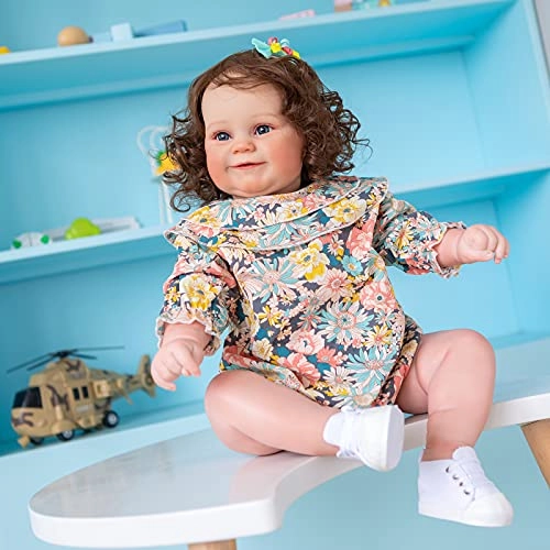 Maddie Reborn Baby Doll - 60 cm Realistic 3D Skin
