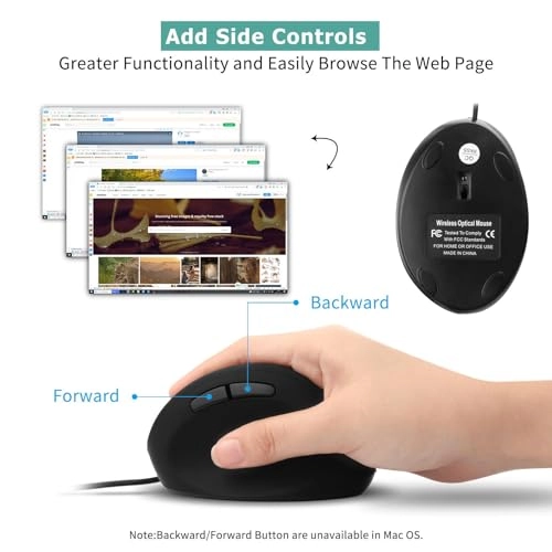 Vertical Mouse - Wired